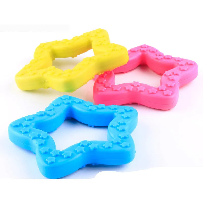 Durable Rubber Chew Toy for Small Dogs