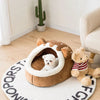 Maison-lit pliable pour chiens et chats