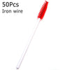 Disposable Eyelash Brushes (50-Pack) — Mascara Wand & Eyebrow Grooming Spoolies