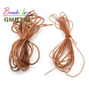 Genuine Leather Cord for Jewelry Making – 5m Spool