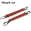 Jouet de traction durable en cuir et tissu pour chiens