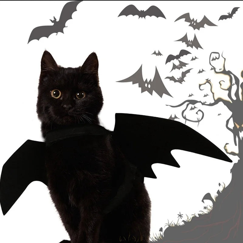 Cat Bat Wing Costume Accessory with Adjustable Straps