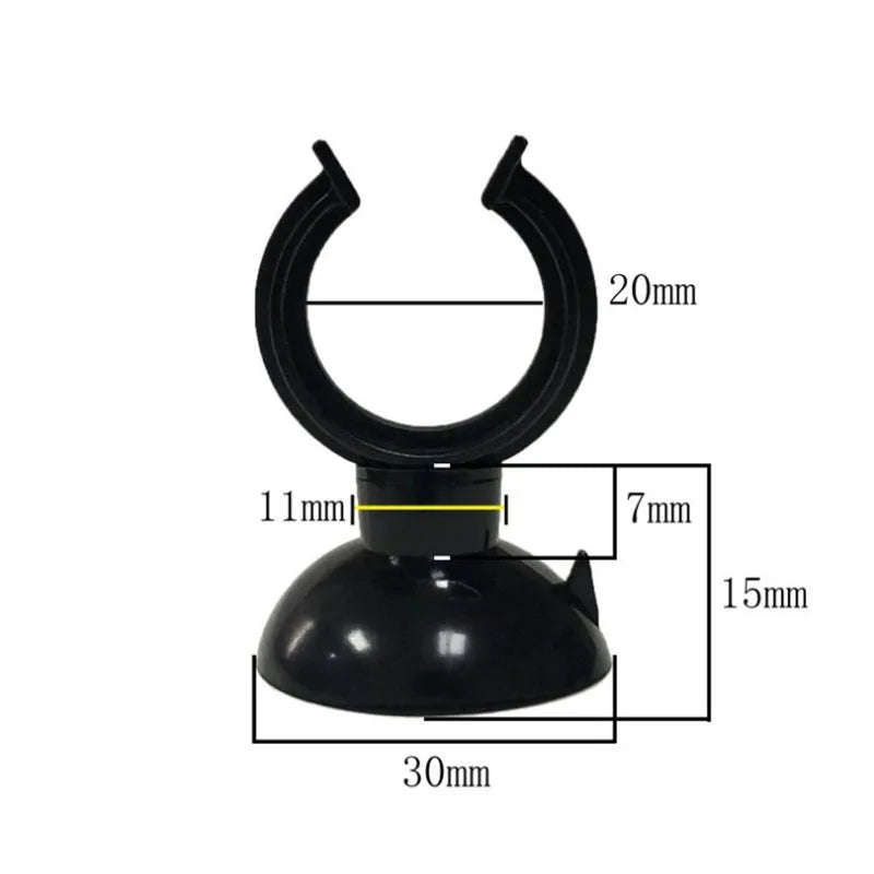 Saugnapf-Halter für Aquarium-Luftschläuche (5er-Pack)