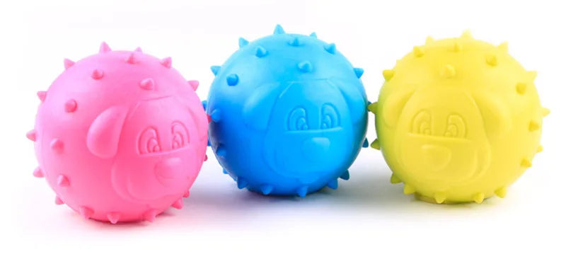 Durable Rubber Chew Toy for Small Dogs