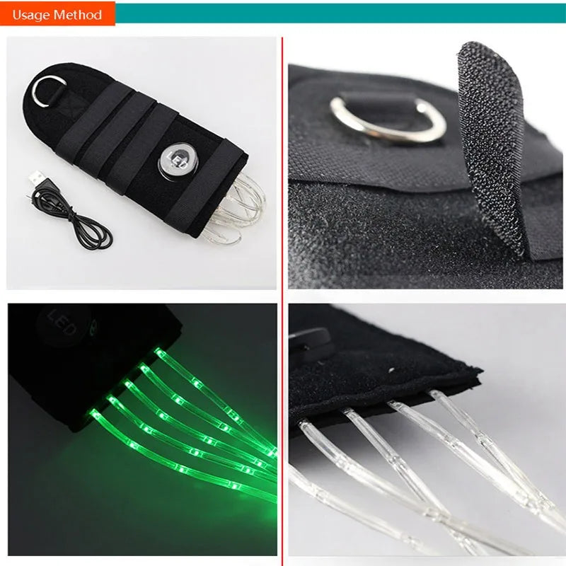 Set de Correas LED para Caballos: Seguridad y Visibilidad Nocturna