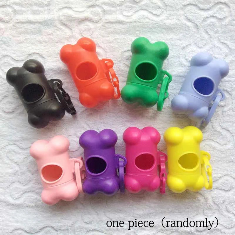 Paw Print Dog Poop Bags with Dispenser
