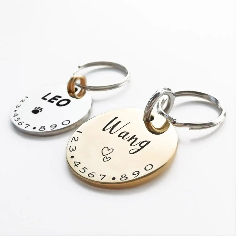 Personalized Pet ID Tag for Dogs and Cats
