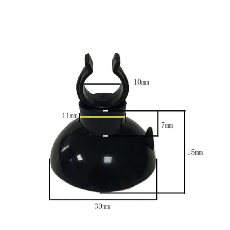 Saugnapf-Halter für Aquarium-Luftschläuche (5er-Pack)