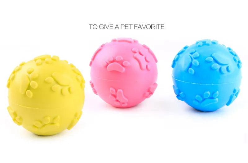 Durable Rubber Chew Toy for Small Dogs