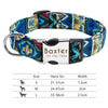 Personalisierte Nylon-Hundehalsband mit graviertem ID-Plättchen