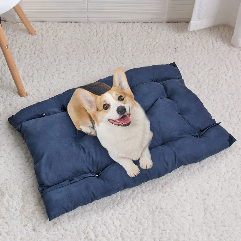 Cozy Cotton Pet Sofa Bed for Dogs and Cats