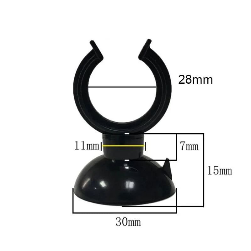 Saugnapf-Halter für Aquarium-Luftschläuche (5er-Pack)