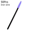 Disposable Eyelash Brushes (50-Pack) — Mascara Wand & Eyebrow Grooming Spoolies