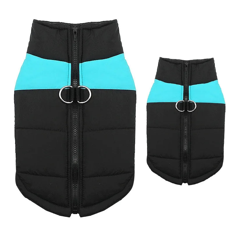 Chaleco impermeable acolchado para perro