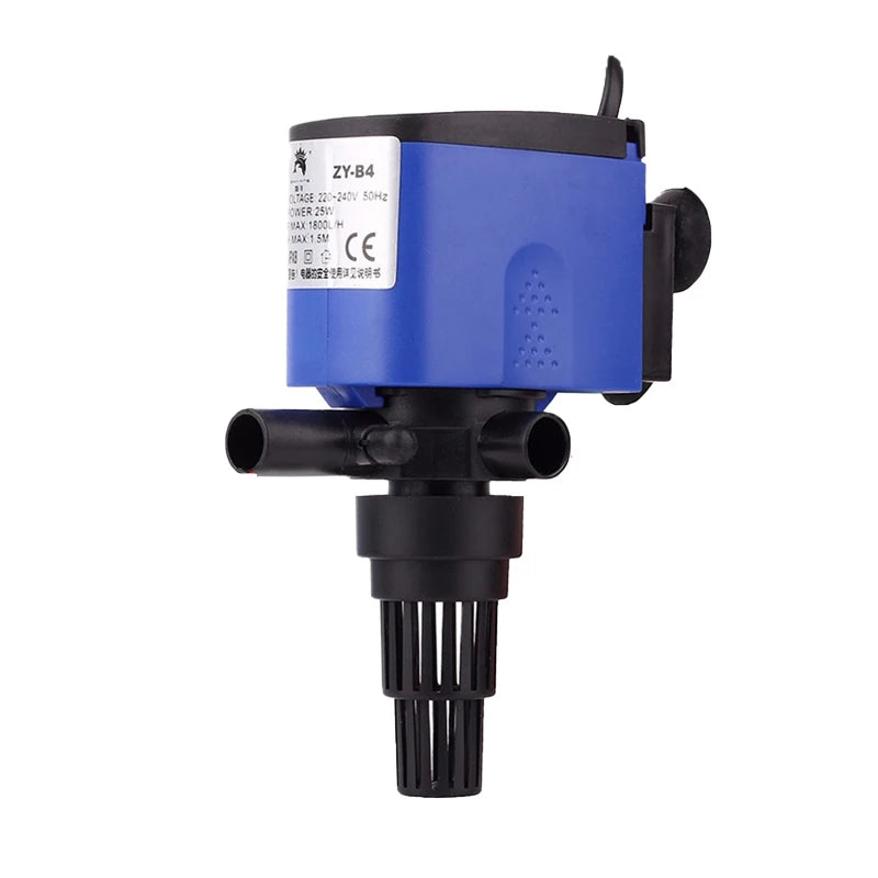 3-in-1 Aquarium Filter Pump with Oxygenation and Water Circulation