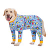 Cartoon Print Cotton Pajamas for Medium and Large Dogs
