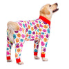 Cartoon Print Cotton Pajamas for Medium and Large Dogs