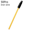 Disposable Eyelash Brushes (50-Pack) — Mascara Wand & Eyebrow Grooming Spoolies