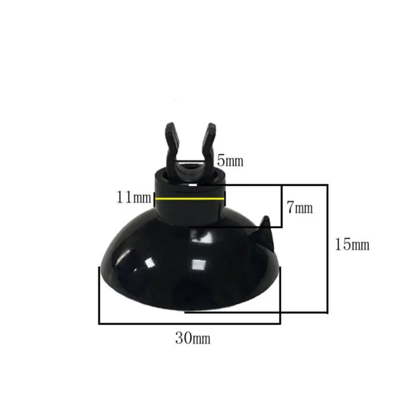 Saugnapf-Halter für Aquarium-Luftschläuche (5er-Pack)