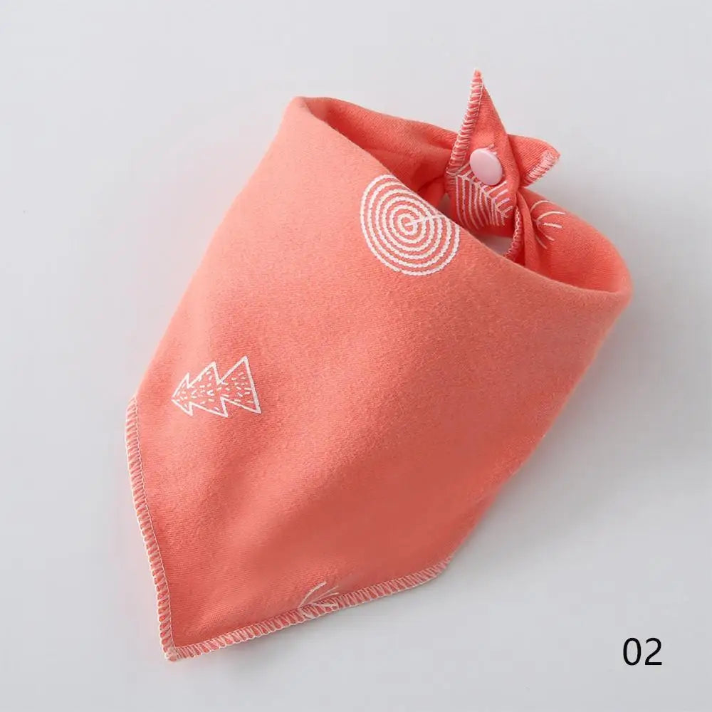 Cotton Triangle Pet Bandana for Dogs and Cats