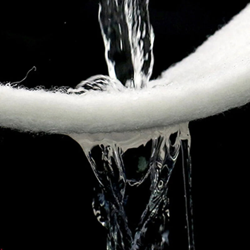 White Aquarium Filter Pad Dual-Density Sponge