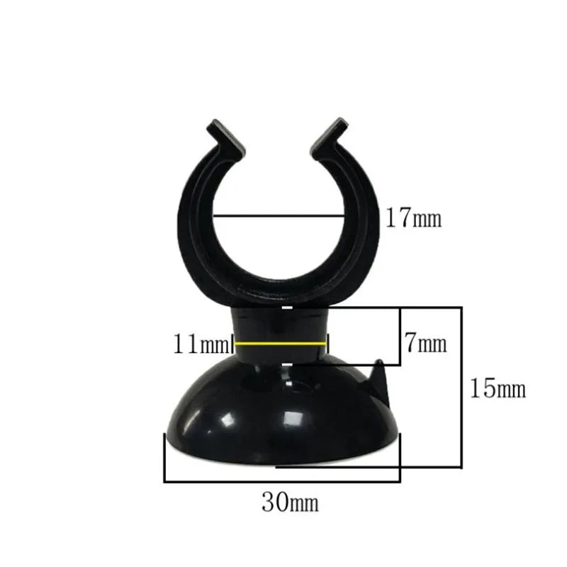 Saugnapf-Halter für Aquarium-Luftschläuche (5er-Pack)