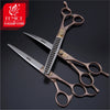 Professional 3-Piece Dog Grooming Scissors Set — Straight, Thinning & Curved