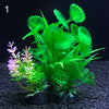 Plantes artificielles pour aquarium assorties