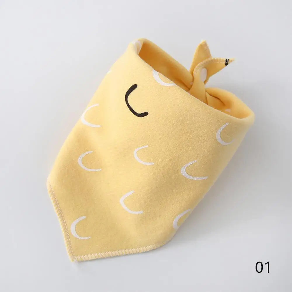 Cotton Triangle Pet Bandana for Dogs and Cats