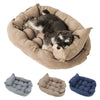 Cozy Cotton Pet Sofa Bed for Dogs and Cats