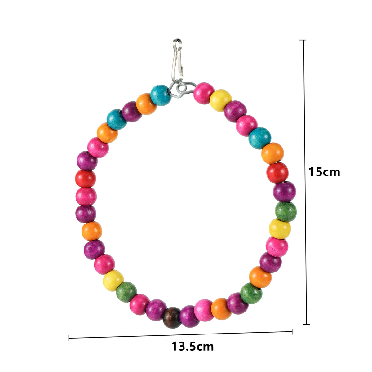 Braided Hanging Rope Chew Toy for Parrots & Small Birds