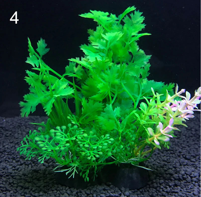 Plantes artificielles pour aquarium assorties