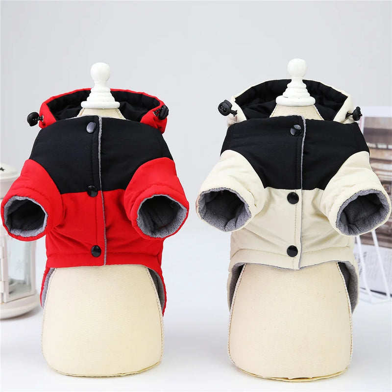 Mono de Invierno Acolchado para Perros Pequeños