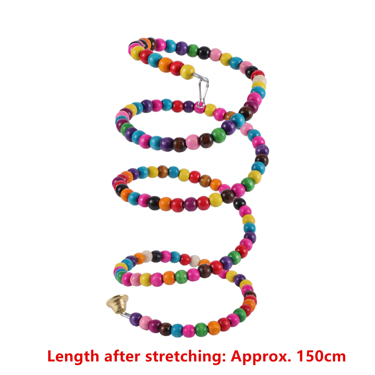 Braided Hanging Rope Chew Toy for Parrots & Small Birds