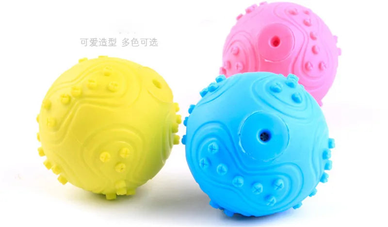 Durable Rubber Chew Toy for Small Dogs