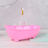 Miniature Bathroom Playset with Bathtub for Fashion Dolls