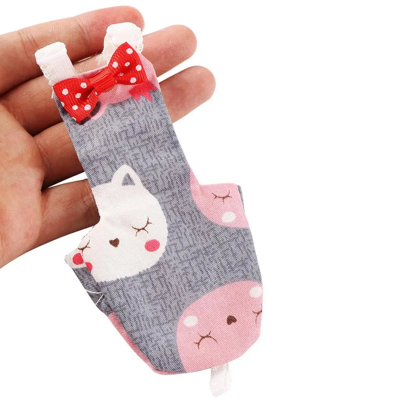 Couch-culotte Réversible pour Perruche avec Nœud Papillon