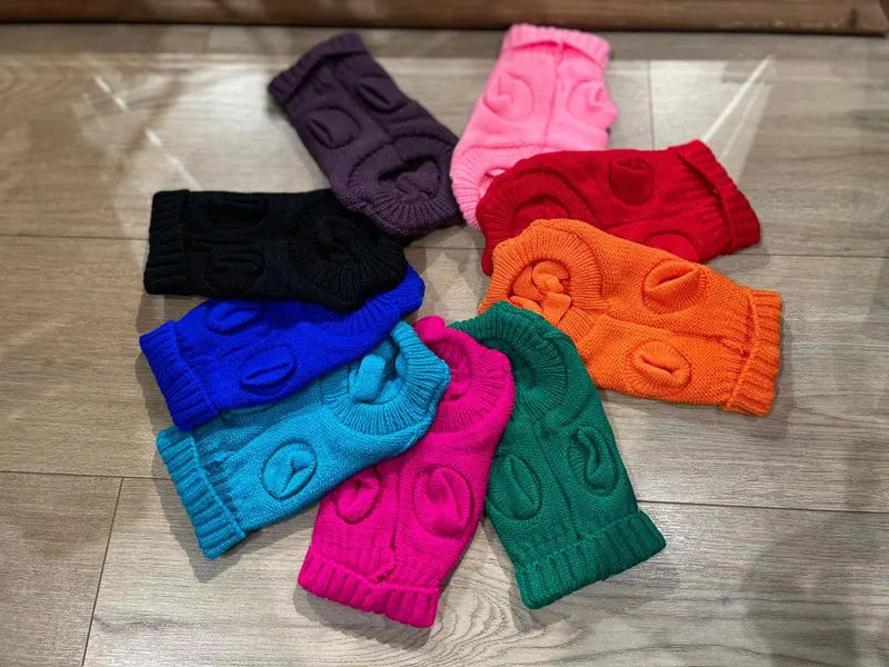 Knitted Winter Sweater for Dogs and Cats
