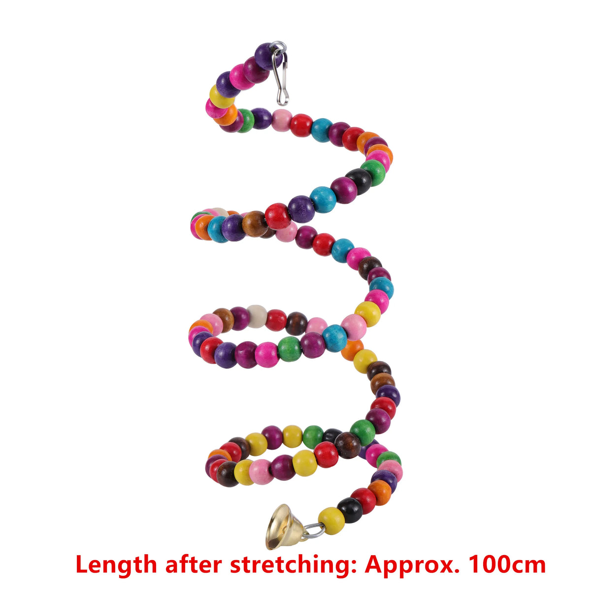 Braided Hanging Rope Chew Toy for Parrots & Small Birds