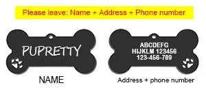 Personalized Stainless Steel Pet ID Tag