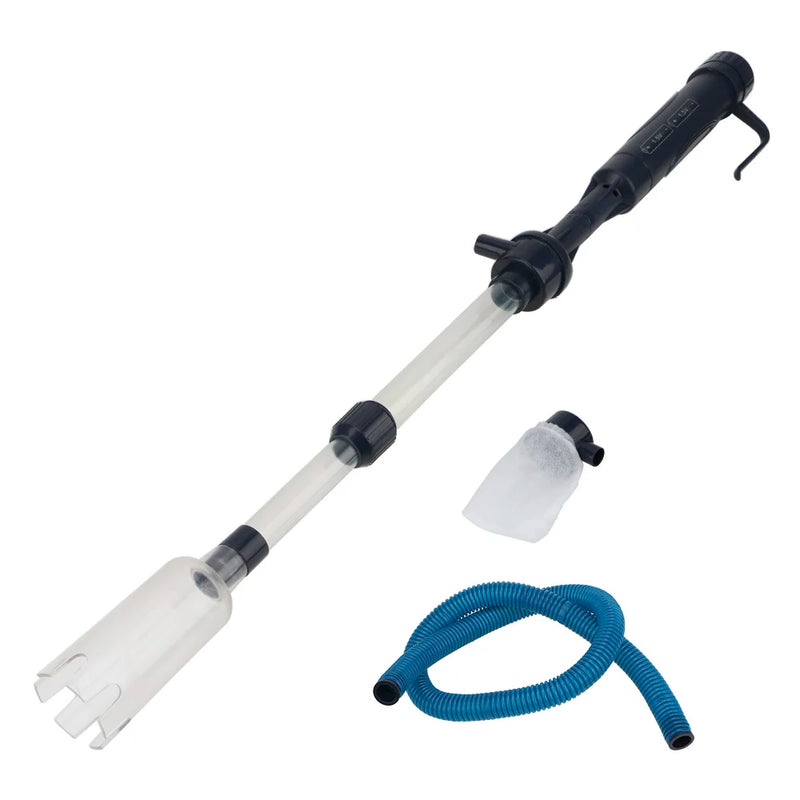Aspirateur à Graviers et Changeur d'Eau pour Aquarium sur Piles