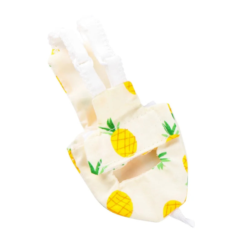 Couch-culotte Réversible pour Perruche avec Nœud Papillon