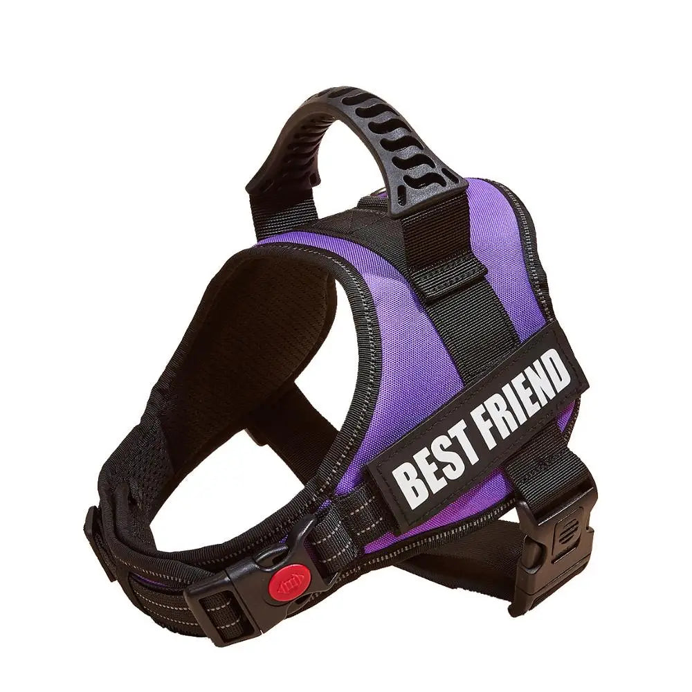 Adjustable No-Pull Dog Harness with Reflective Straps