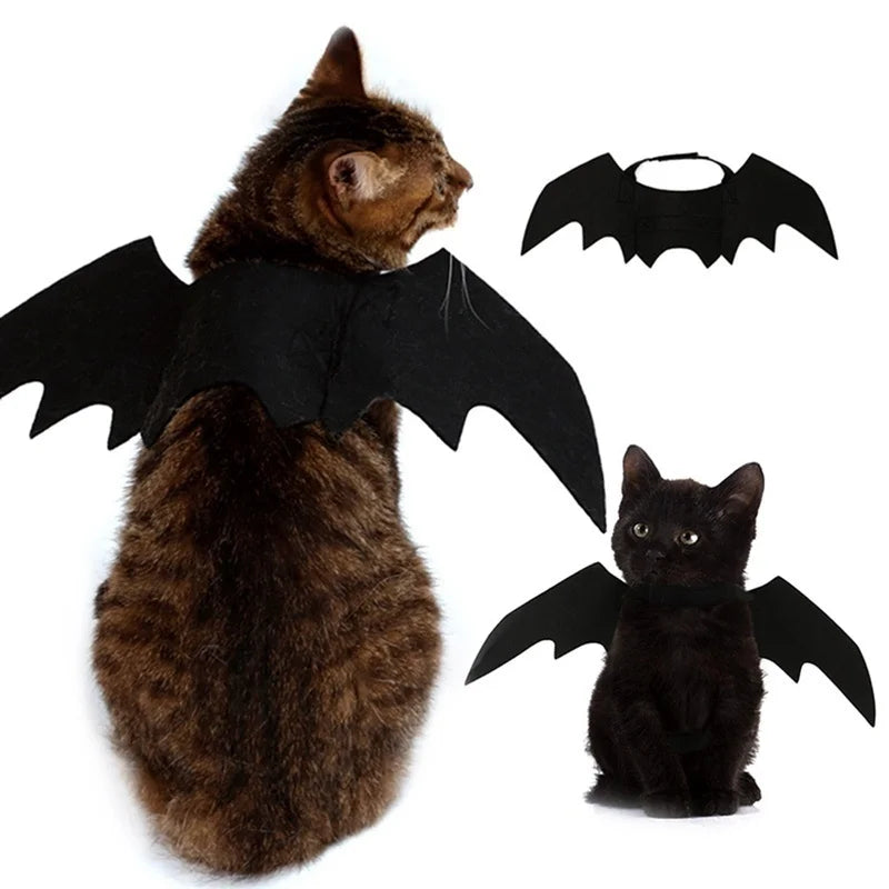 Cat Bat Wing Costume Accessory with Adjustable Straps