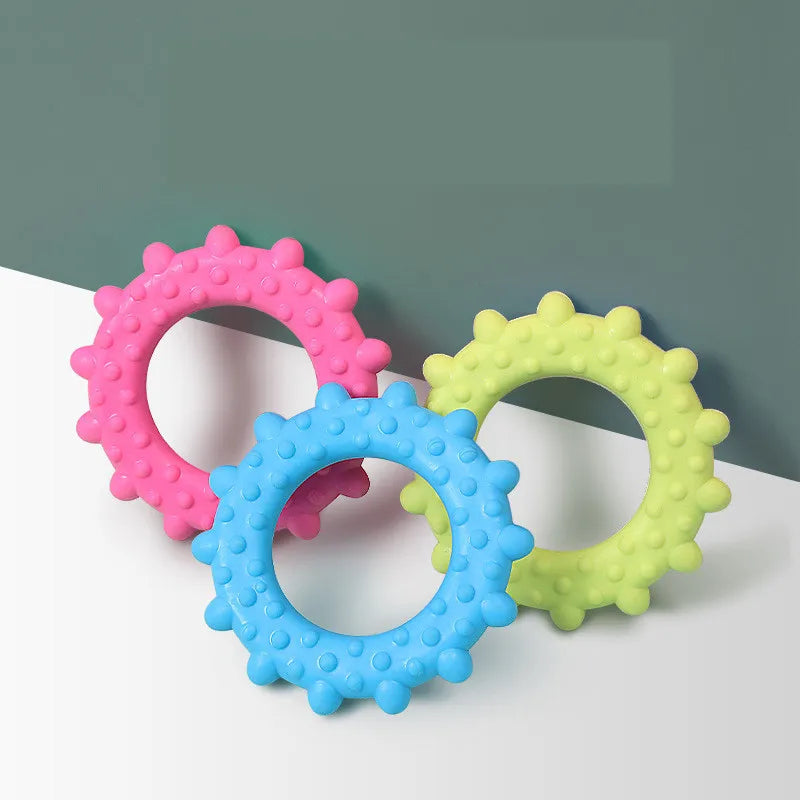 Durable Rubber Chew Toy for Small Dogs