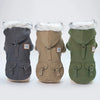 Classic PU Leather Dog Jacket for Small and Medium Breeds