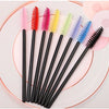 Disposable Eyelash Brushes (50-Pack) — Mascara Wand & Eyebrow Grooming Spoolies