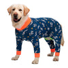 Cartoon Print Cotton Pajamas for Medium and Large Dogs