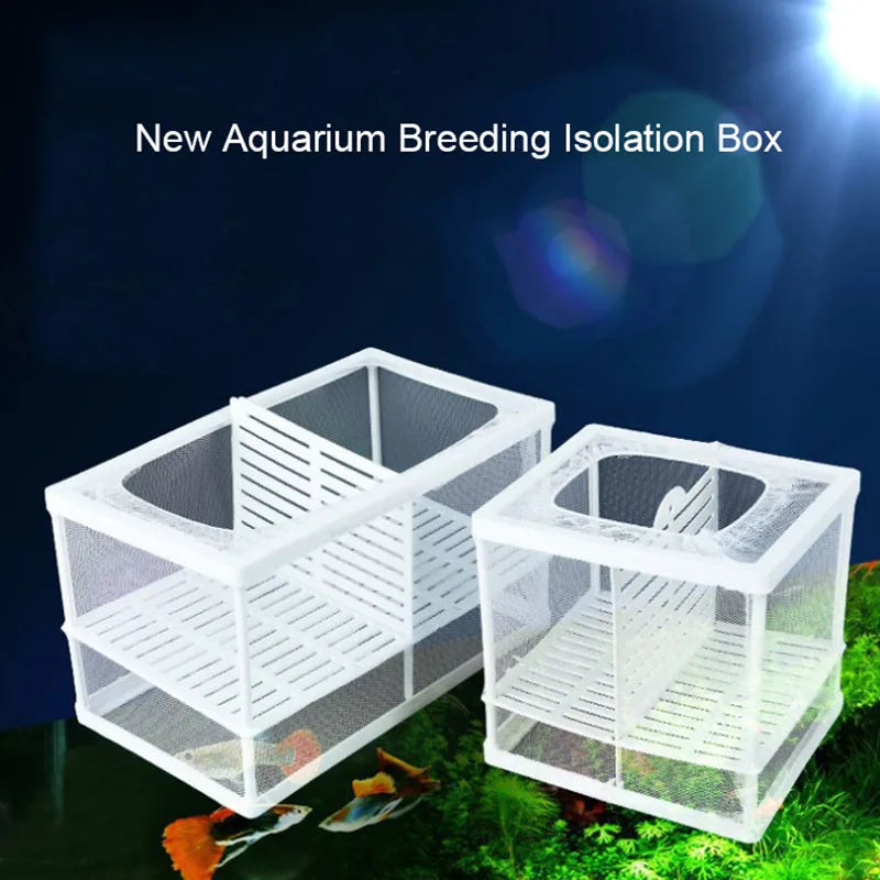 Aquarium Fish Breeding Isolation Box with Suction Cups