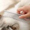 Peigne Démêlant en Acier Inoxydable pour Animaux